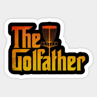 Disc Golf : The Golfather Sticker